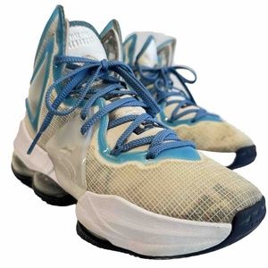 Nike Lebron XIX 19 Space Jam Basketball Sneakers Youth Sz 4.5 DD0418-100 White